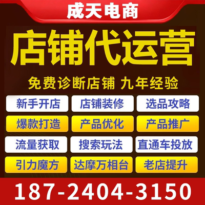 淘宝1688诚信通代运营运营商托管