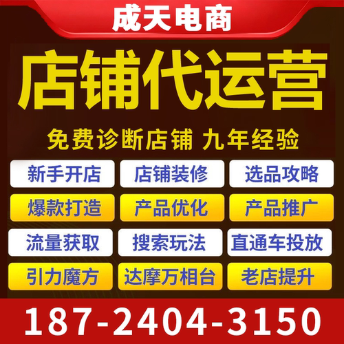 淘宝1688诚信通代运营运营商托管