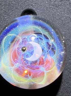 超炫梦幻琉璃星空球吊坠