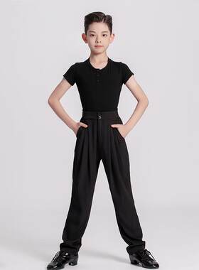 2026夏季新少儿拉丁男专业演出服