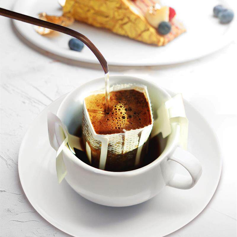 热卖蓝山风味意式烘焙滴漏挂耳式咖啡粉现磨黑咖啡手冲袋泡