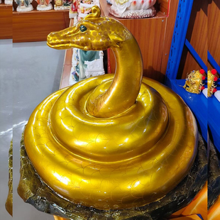 金蟒大黑蛇大黑蟒真身灵蛇摆件神像东北柳家太爷太奶像体堂口大像