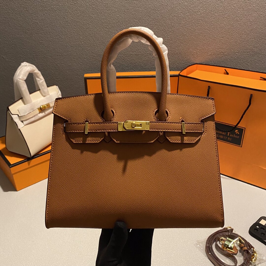 高级感爱马真皮质感凯丽2026新款女仕铂金包大容量手提单肩斜挎包