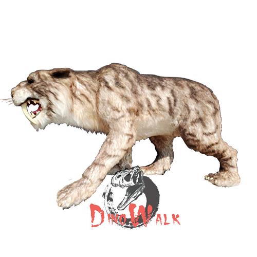 剑齿虎老虎猛兽仿真动物模型动态模型玩具厂家出租出售