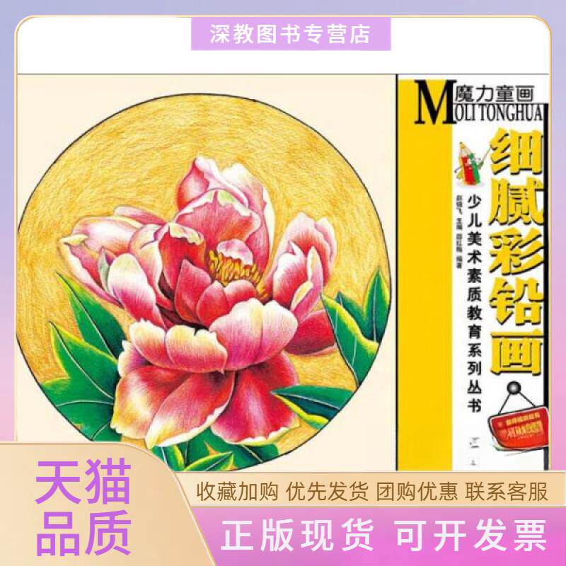【正版书包邮】少儿美术素质教育系列丛书魔力童画细腻彩铅画邵红梅赵锦飞安徽美术出版社