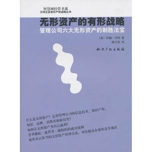 【正版书包邮】无形资产的有形战略:管理公司六大无形资产的制胜法宝(3)约翰·贝利知识产权出版社