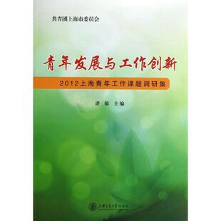 青年发展与工作创新——2012上海青年工作课题调研集潘敏上海交通大学出版 包邮 书 社 正版