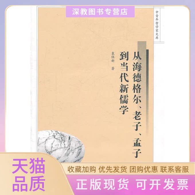 【正版书包邮】从海德格尔老子孟子到当代新儒学袁保新武汉大学出版社