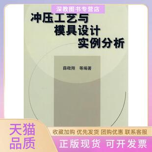 【正版书包邮】冲压工艺与模具设计实例分析薛啟翔机械工业出版社