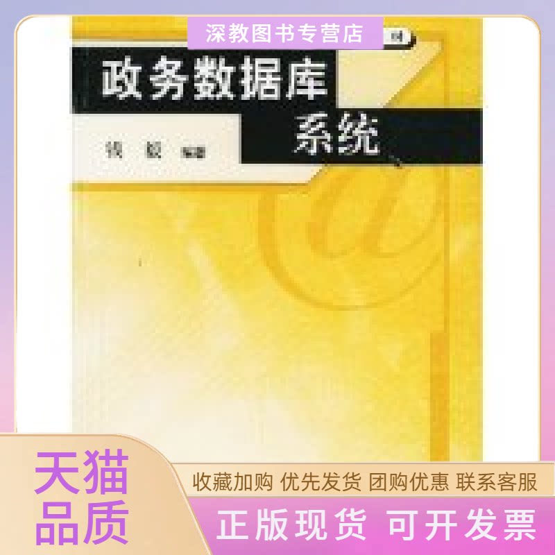 【正版书包邮】政务数据库系统附光盘电子政务系列教材钱毅中国人民大学出版社