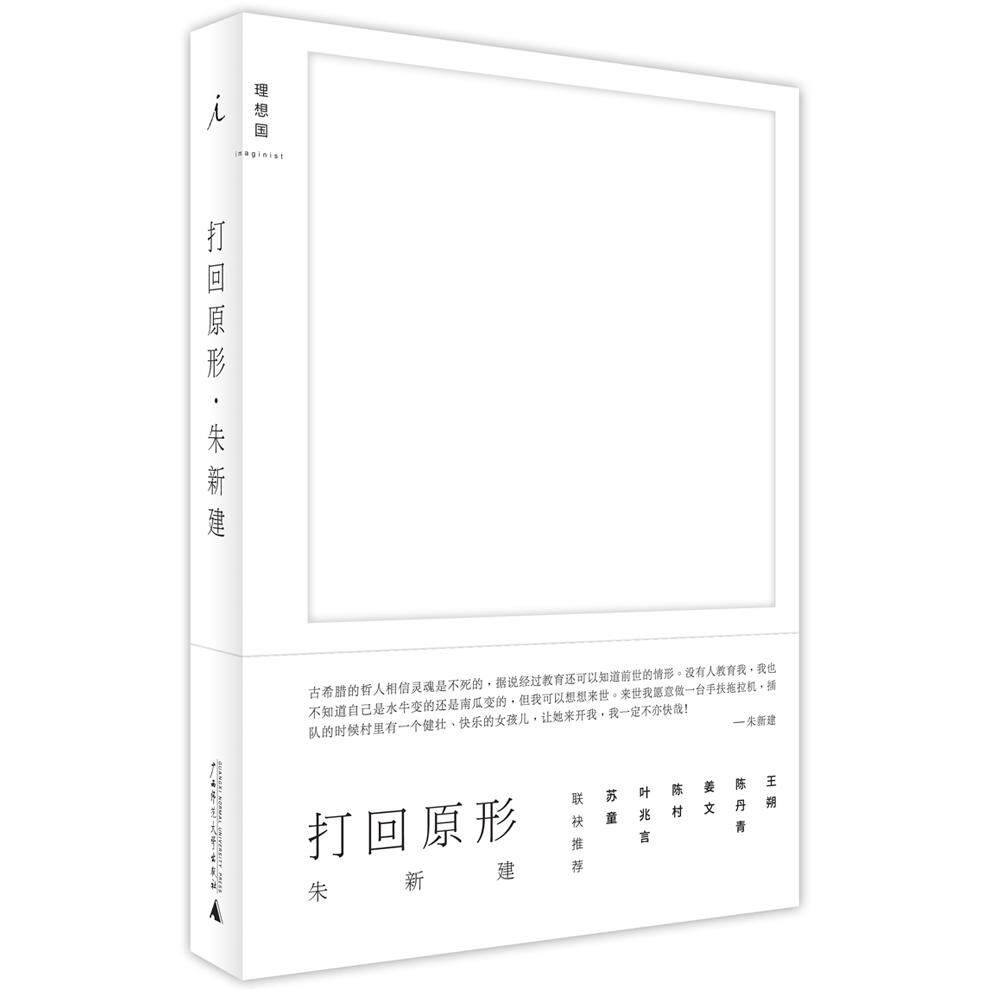 【正版书包邮】打回原形新文人画代表朱新建随笔集朔陈青姜文陈村叶兆言苏童杨葵联袂nbsp朱新建广西师范大学出版社