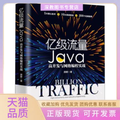 【正版书包邮】亿级流量Java高并发与网络编程实战颜群北京大学出版社