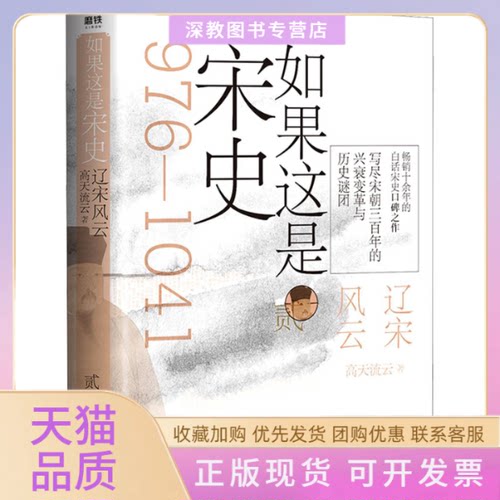 【正版书包邮】如果这是宋史2辽宋风云高天流云浙江人民出版社