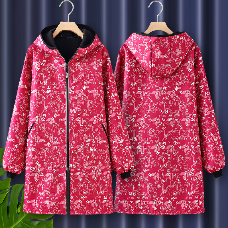 加绒加厚长袖罩衣时尚围裙