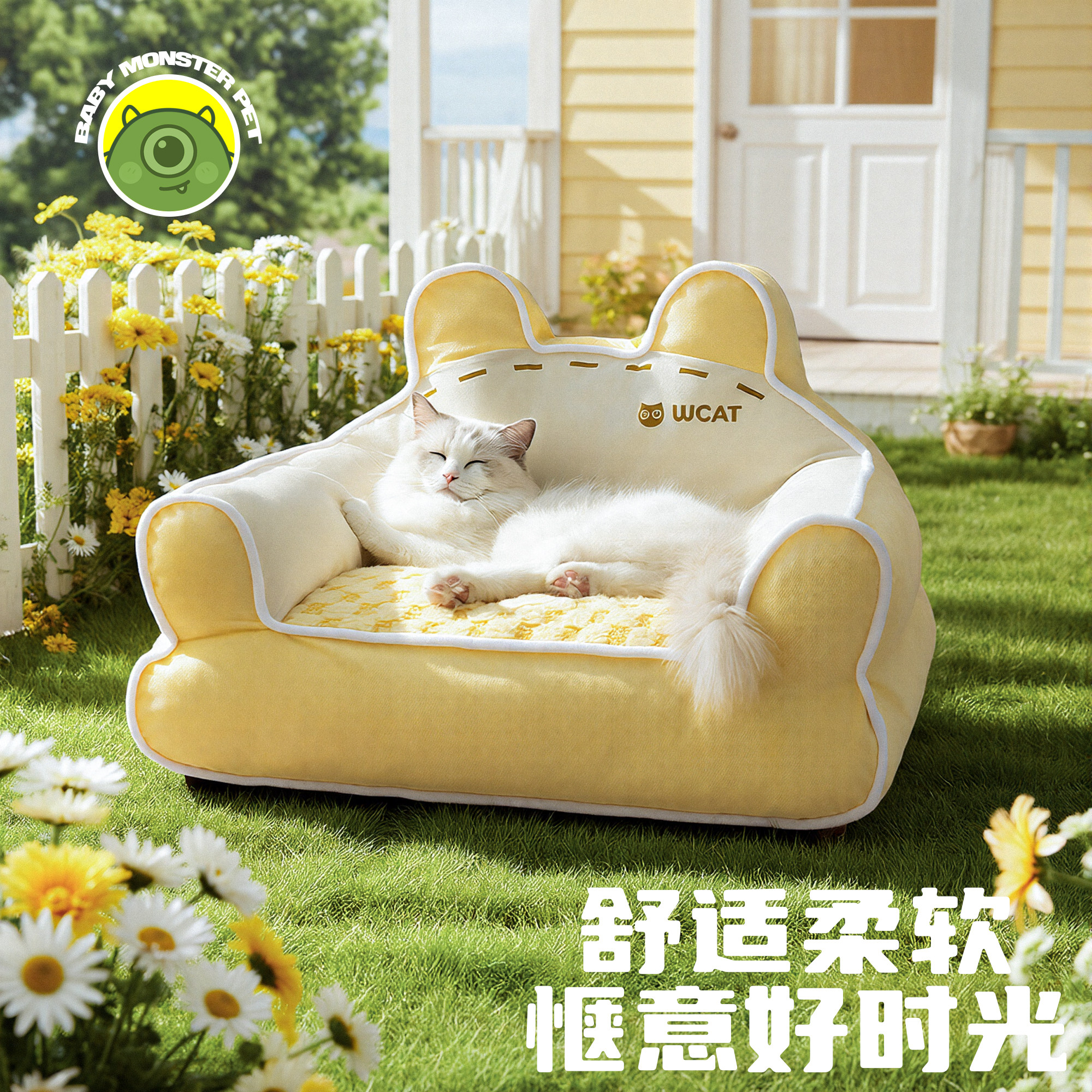 猫窝四季通用猫床开放式小型犬猫咪睡觉宠物猫睡垫宠物狗窝沙发窝,宠物/宠物食品及用品,猫窝/屋/帐篷/沙发,淘宝优惠券,粉丝福利购,淘宝优惠卷