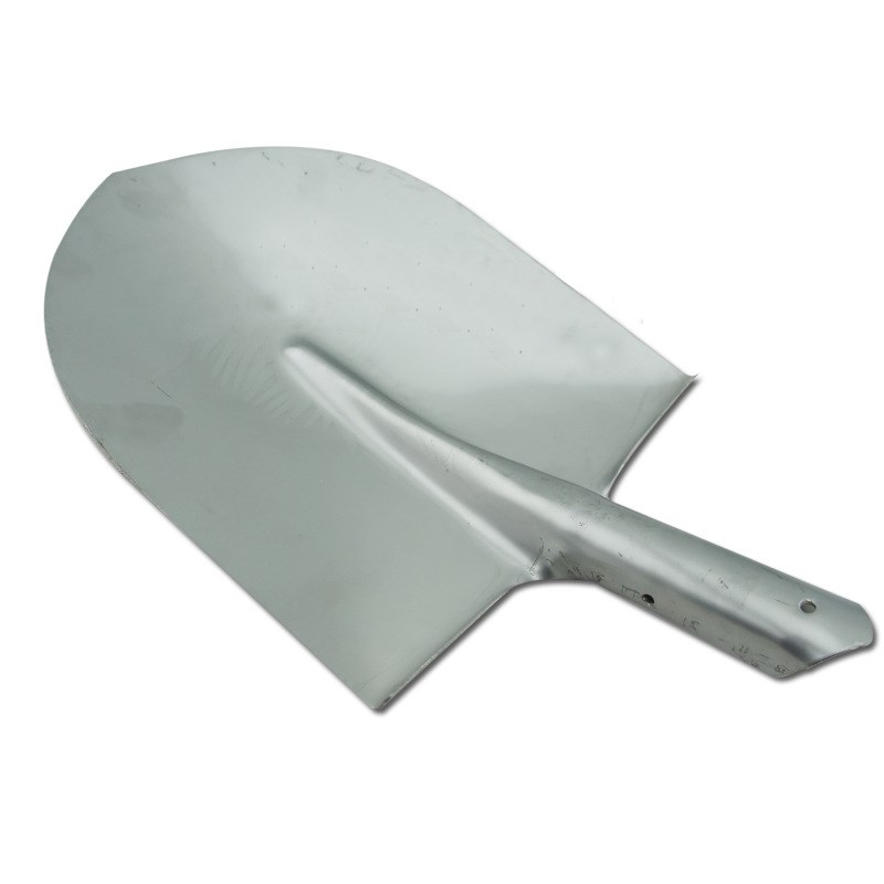 速发04不锈钢尖铲尖锹防磁圆头锨420*240mm尖锨化工厂铝厂用白钢