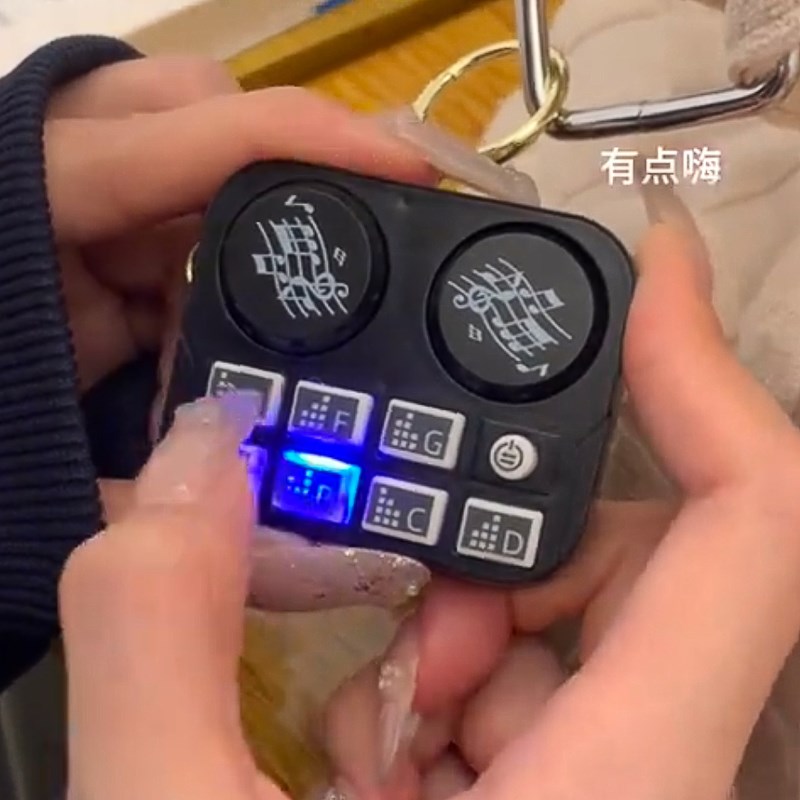 速发迷你打碟机扣dj挂件玩具打碟音乐dj打蝶机发声打碟台