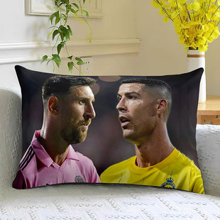 世界杯联赛C罗周边抱枕被罗纳尔罗足球纪念品送男生礼物靠垫枕头