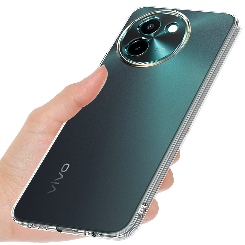 适用于vivoy200t手机壳透明VIVO Y200i保护套y200gt新款5G气囊防摔全包边Y200+硅胶外壳男女简约软壳个性创意