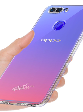 适用于oppor15手机壳透明防摔