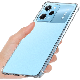 适用于红米note12pro极速版手机壳小米Redmi note12透明软12TPRO保护套12Turbo防摔12pro+全包边12R硅胶男女