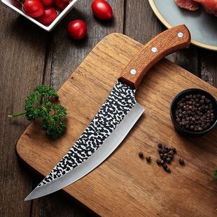 全钢锻打剔骨刀厨房刀杀鱼分割刀杀猪刀屠夫切肉刀不锈钢菜刀