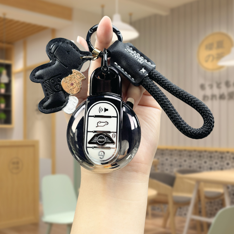 宝马mini钥匙套countryman cooper钥匙包迷你f54f55f56F60壳扣女