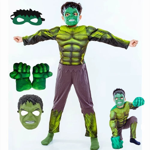 cosplay绿巨人衣服儿童演出衣服