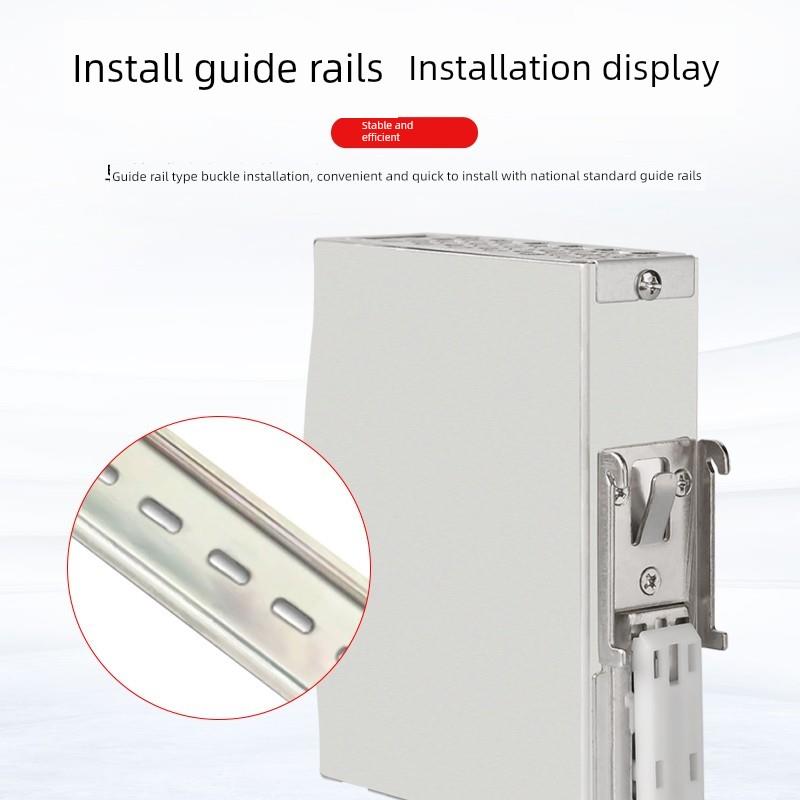 明威开关电源24Vndr-75/120/240/480导轨型12V10A直流开关电源12V