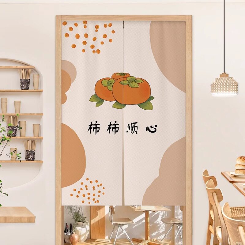 门帘隔断帘卧室房间厨房遮挡隐私专用帘家用免打孔卫生间半截挂帘