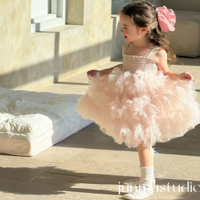 清仓！TF童装女童宝宝儿童夏装迪斯尼公主连衣裙纱裙礼服裙蓬蓬裙