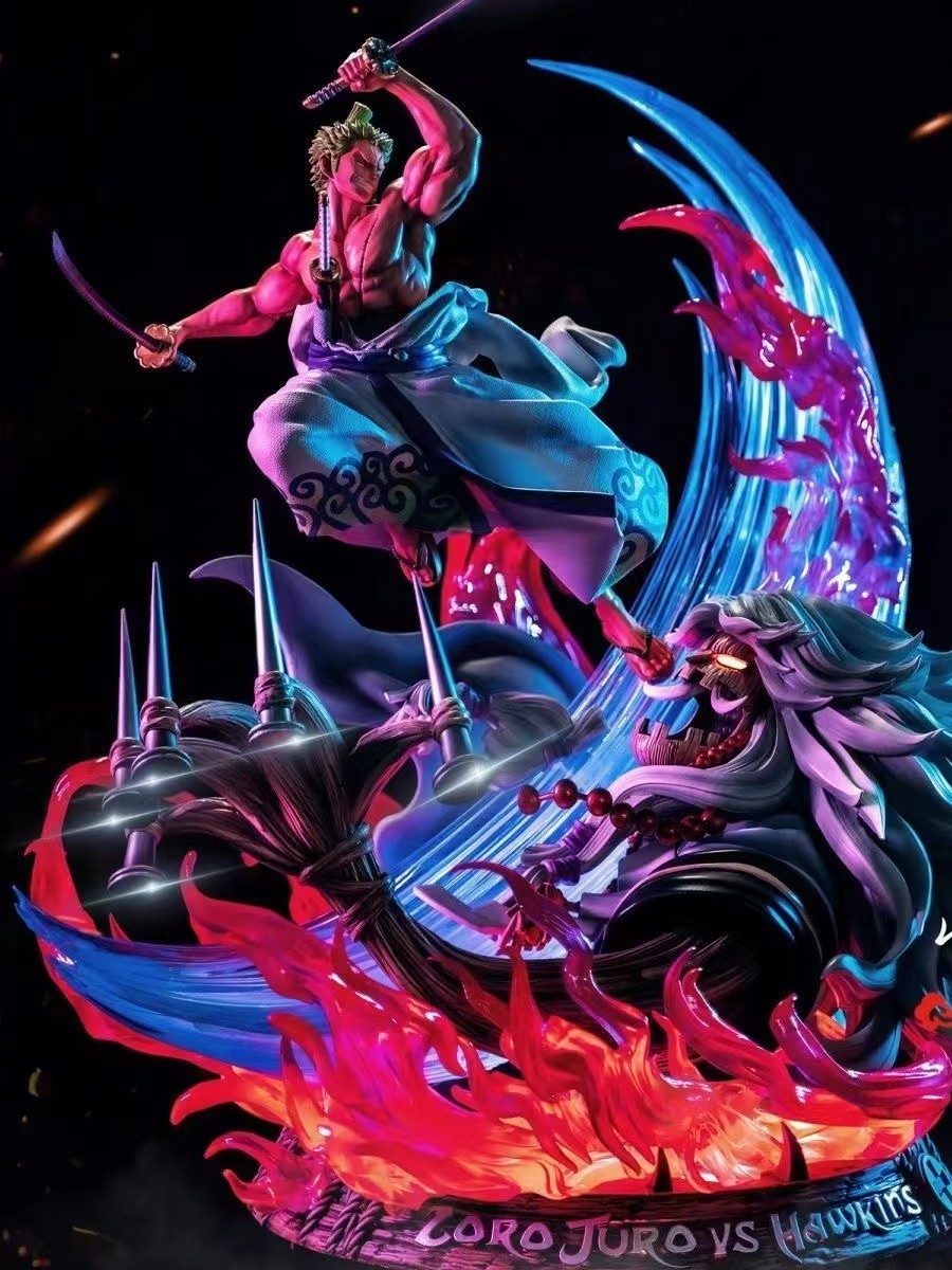 海贼王索隆路飞雷神娜美山治白胡子礼物模型摆件盲盒福袋手办玩具