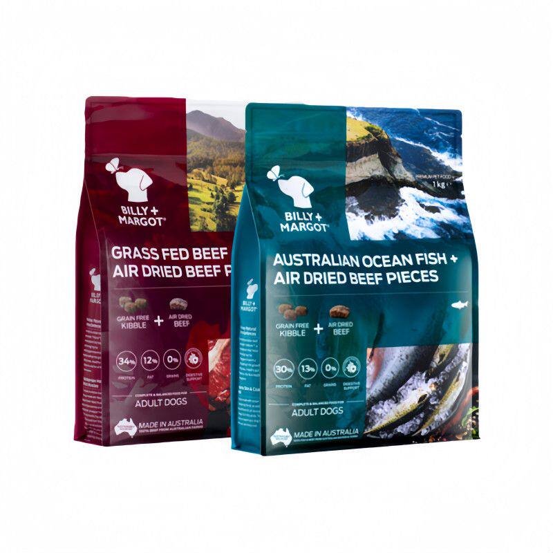 新品!比利玛格风干双拼粮 原切牛肉粒犬幼犬牛海洋鱼全价狗粮