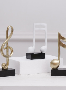 五线谱音符钢琴摆件装饰品