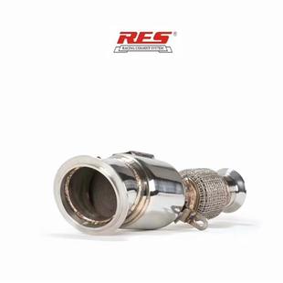 F35 新品 F32 N20高流量三元 RES排氣管適用F30 B48直通頭段