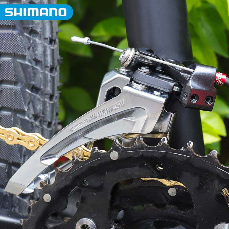 shimano禧玛诺自行车前拨24/27速山地车牙盘30前变速器21通用配件
