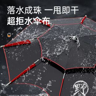 防晒户外遮阳万向折叠垂钓专用太阳雨伞 钓鱼伞大钓伞插地2022新款