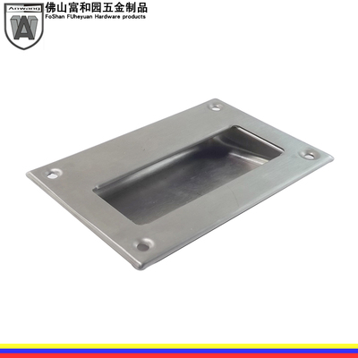AW安望 128*83.5mm 拉手不锈钢304工业暗抽手嵌入式扣手柜暗拉手