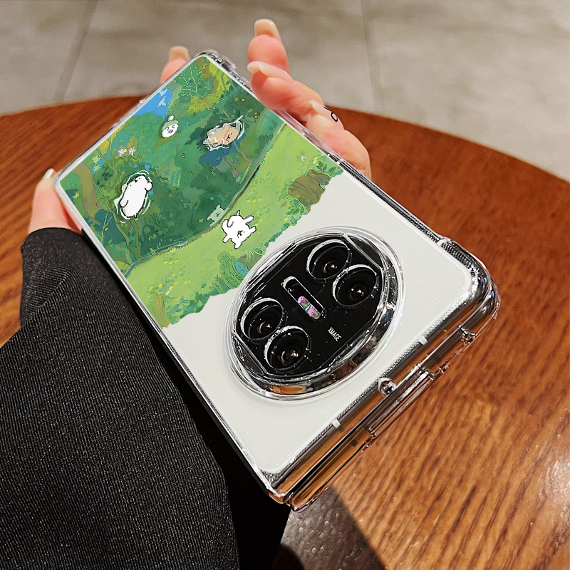 matex5手机壳春日荷塘小狗创意