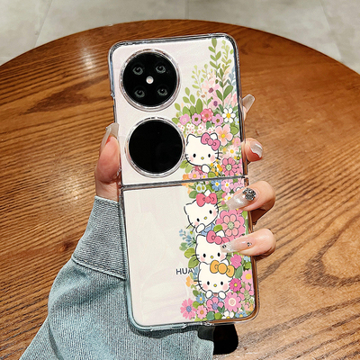 华为pocket2手机壳+亚克力+卡通