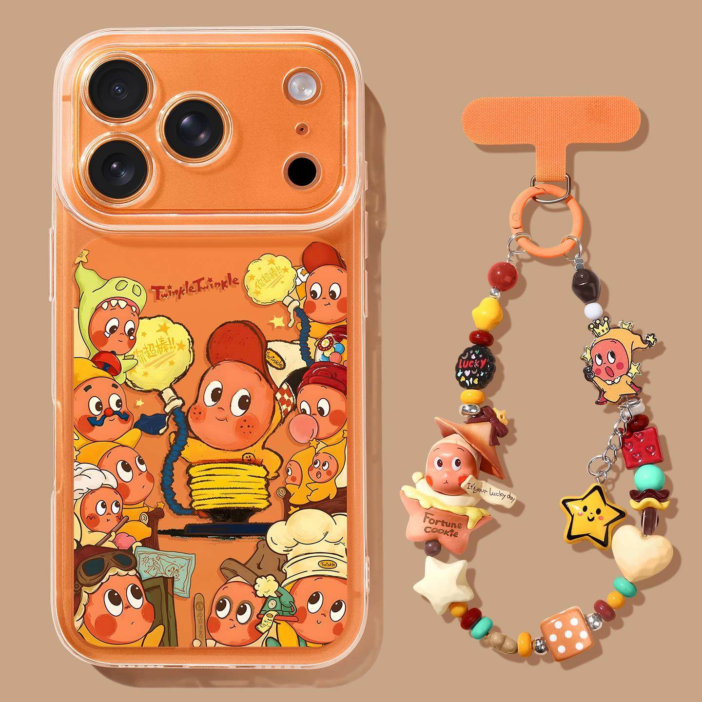 适用苹果17promax手机壳iPhone17系列新款15pro星星人14橙色13女款16透明pro软壳max带挂绳17pro套air,3C数码配件,手机保护套/壳,淘宝优惠券,粉丝福利购,淘宝优惠卷