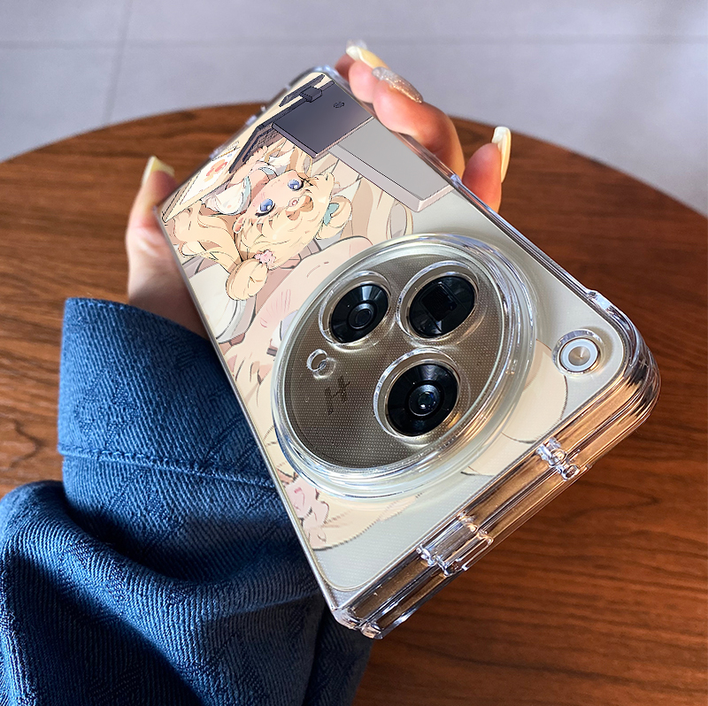 findn3手机壳办公美少女卡通创意