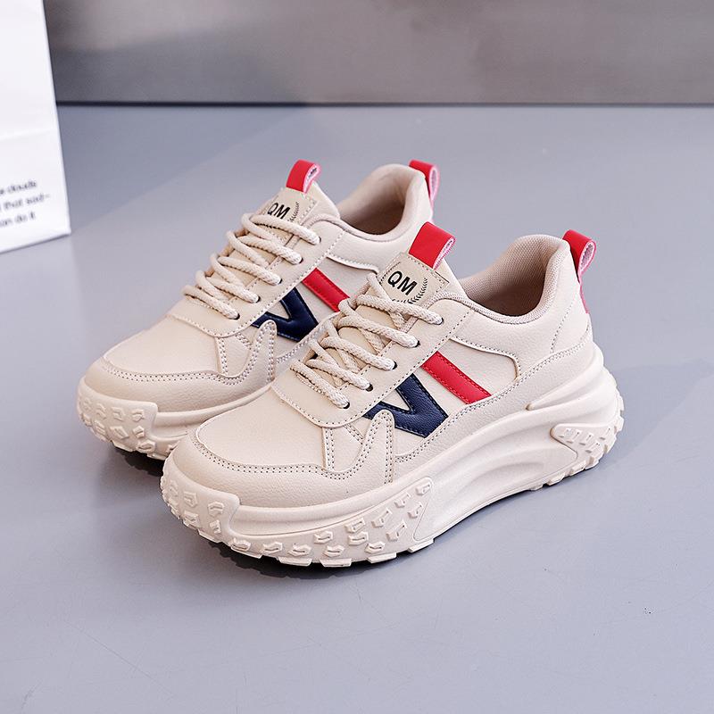 22版5秋季新款in韩老爹鞋女生厚底百0搭休闲运动NK-2670小白板鞋