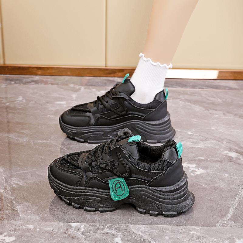 老2爹女款205T81鞋新款春款爆款厚底小白闲鞋学生百搭休运动女鞋T