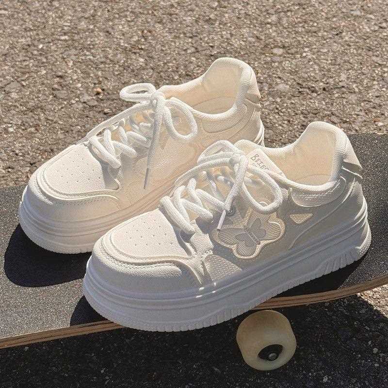 春小鞋女夏h2025新款女鞋厚底休闲55247鞋子女百搭cic配白裙子运