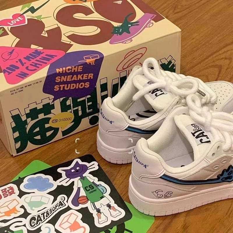 休闲鞋女运动202女5秋季新款厚底小白鞋ul鞋zXQO女zang休闲鞋子in