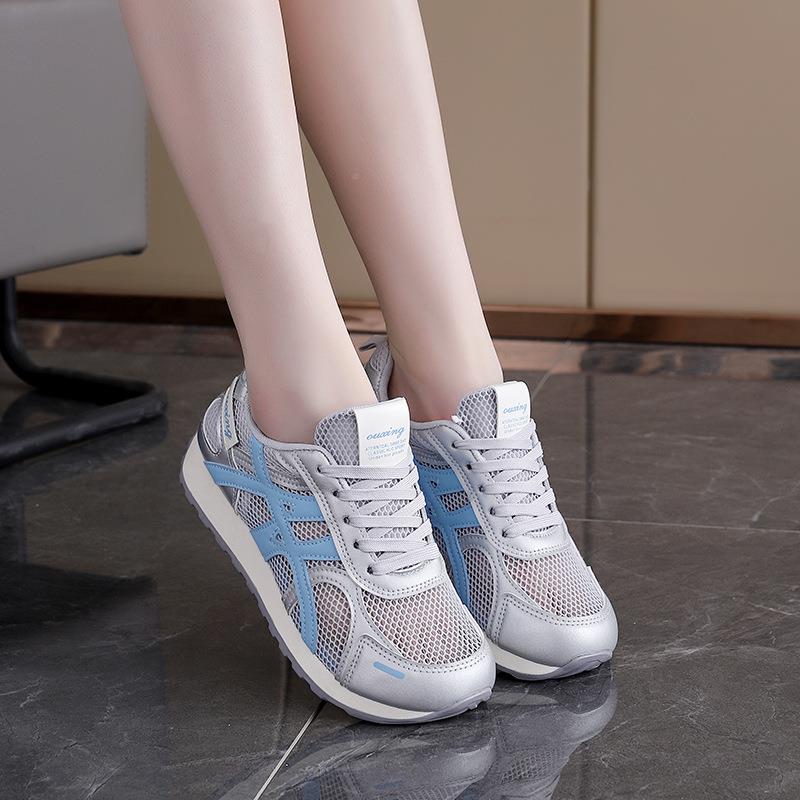 夏季网面透气阿甘鞋20鞋25新款厚底G复古GX-G9007休女闲运动慢跑