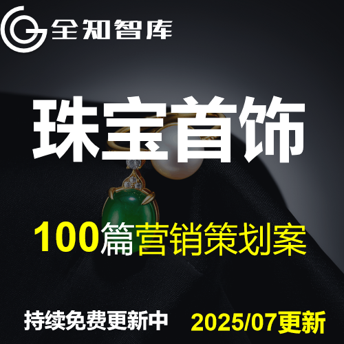 2025珠宝首饰黄金行业营销策划方案传播推广开业种草带货全案PPT