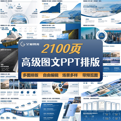高级感创意图表多图文排版ppt模板动态公司项目介绍企业宣传策划