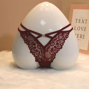 sexy lace shorts thong thin luxury waist light panties